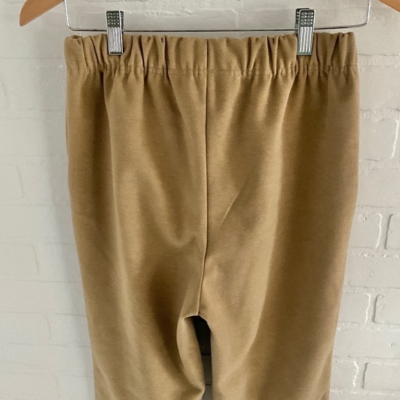 OAK+FORT Women’s Lounge pants Minimalist Faux Suede Camel/Tan Sz S - Picture 12 of 16